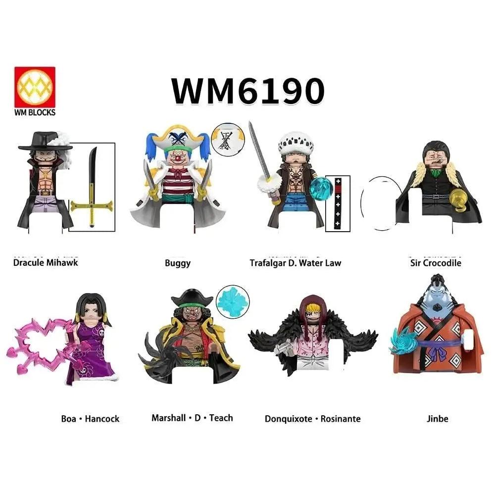 Light Gray 8pcs/set Dargon Ball Z Vegta Frieza Son Goku Gohan Super Saiyan Anime Blocks Figure WM6177 WM6178