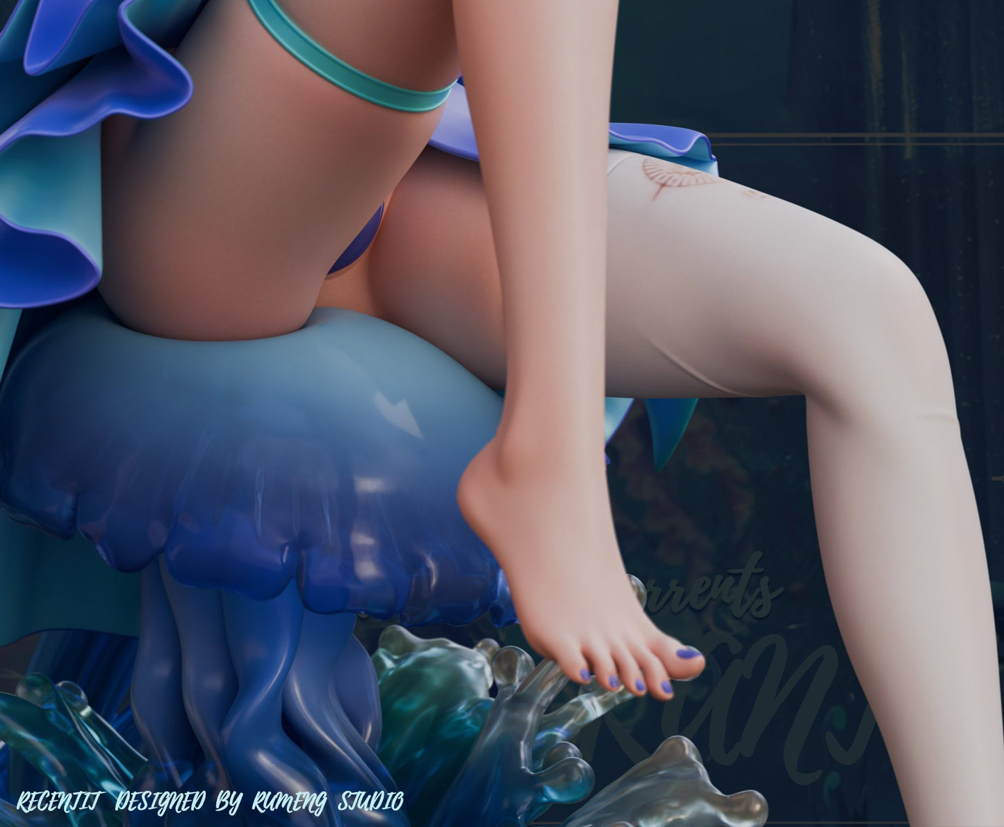 Dark Slate Gray Estatuilla Wuthering Waves | Cantarella | tienda anime | Tico Ofertas