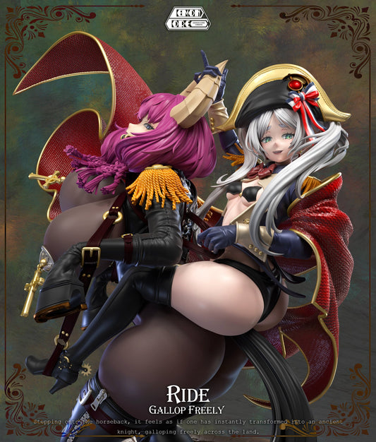 Dark Slate Gray Figura Beyond Journey’s End | Frieren & Aura | tienda anime | Napoleon Cosplay Ver. | Tico Ofertas