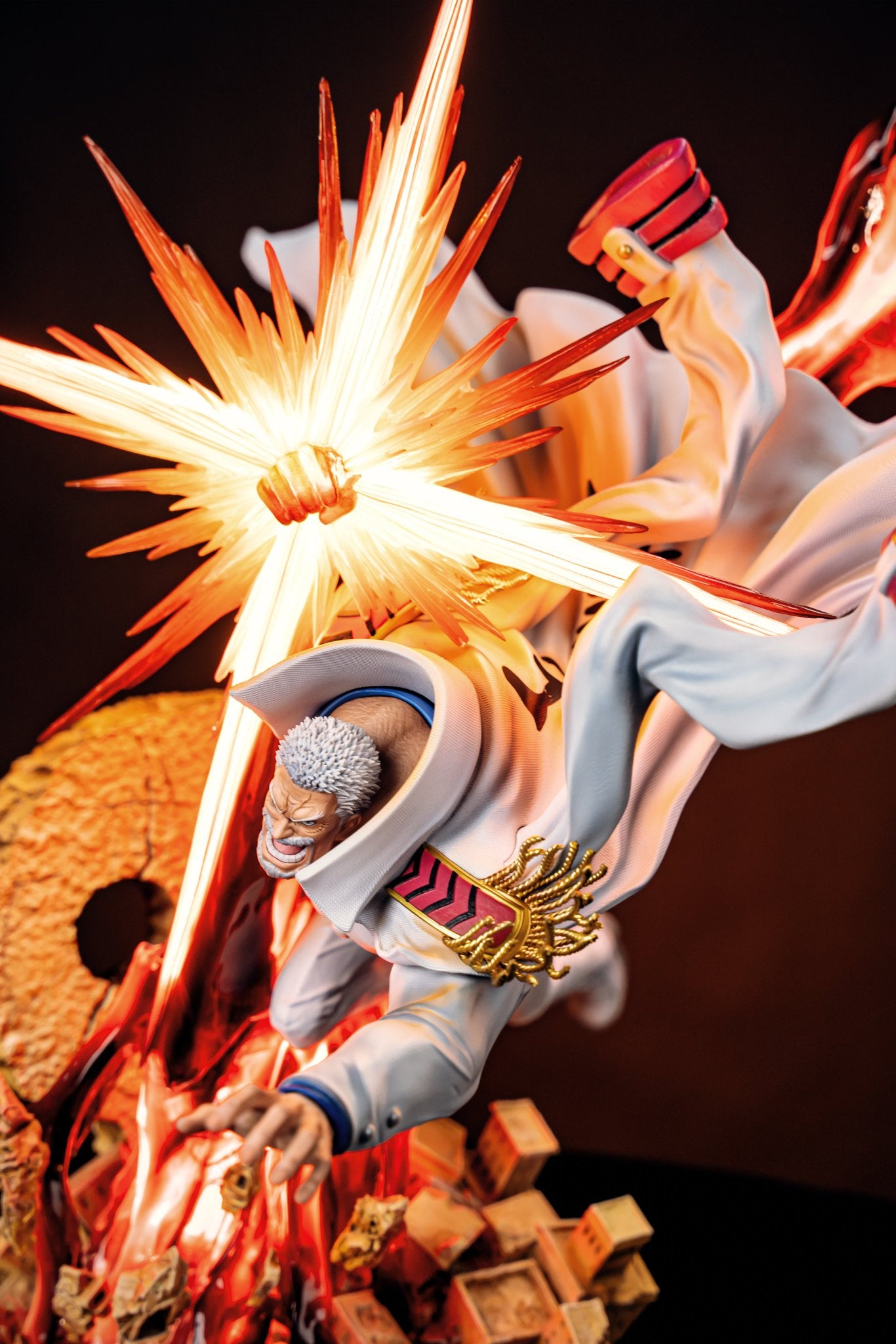 Black Estatuilla One Piece | Galaxy Impact - Monkey D. Garp | Rain Studio | Tico Ofertas