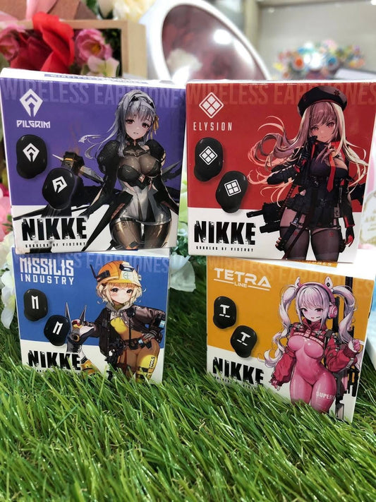 Dark Slate Gray Auriculares NIKKE: Goddess of Victory | Audífonos Inalámbricos - tienda anime | Tico Ofertas