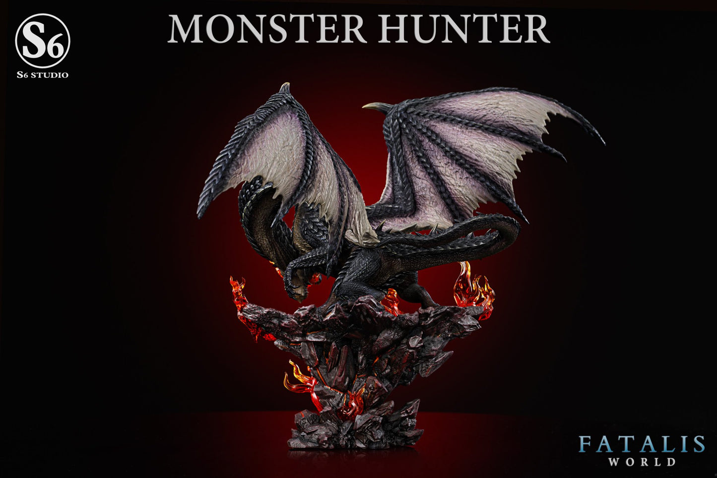 Black Figura Monster Hunter | Fatalis | S6 Studio | tienda anime | Tico Ofertas
