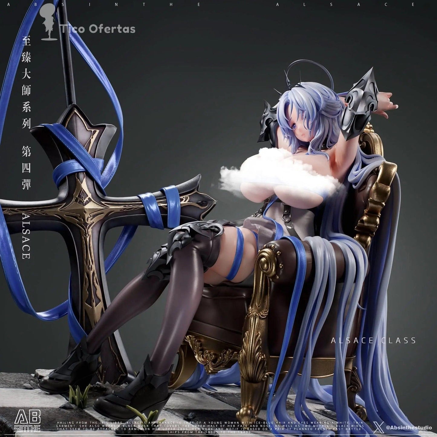 Dark Slate Gray Figura - Azur Lane Alsace ABsinthe Studio tienda anime