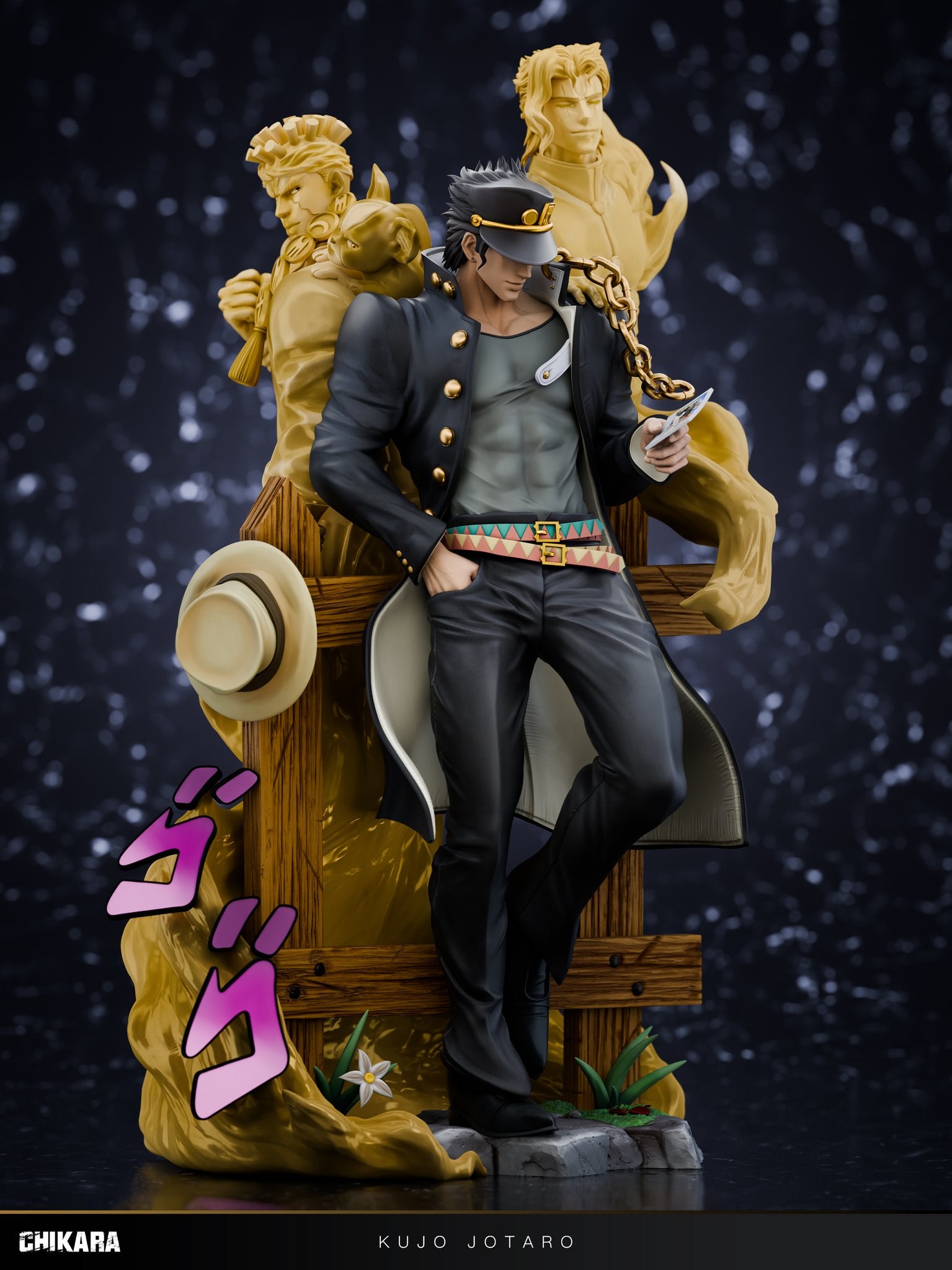 Black Figura  JoJo’s Bizarre Adventure | Kujo Jotaro (Memories Ver.) | CHIKARA Studio x bioxfa | Tienda Anime | Tico Ofertas