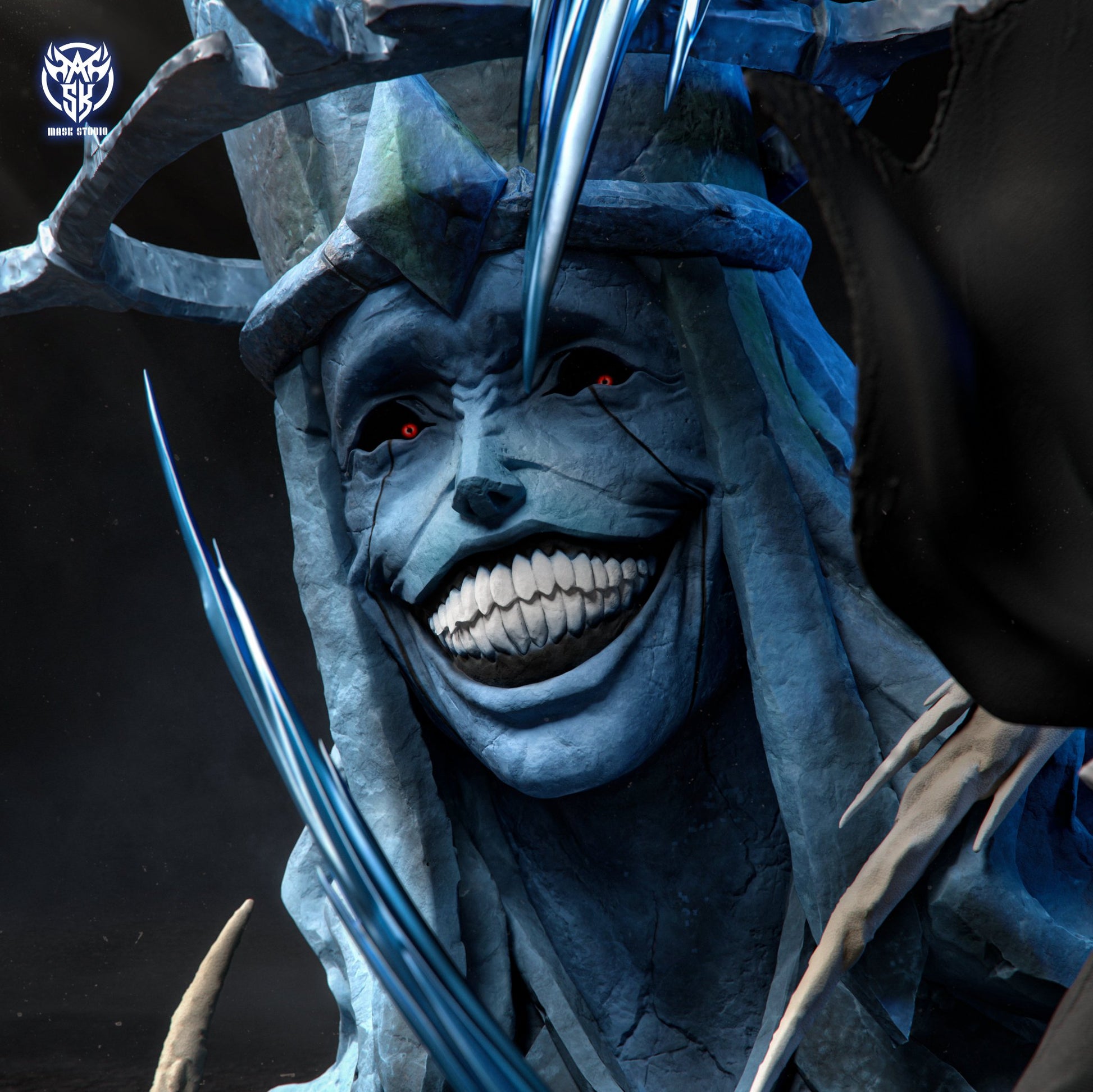 Black Figura  Solo Leveling | Sung Jin Woo VS Statue of God | Mask Studio | Edición Épica | Tico Ofertas