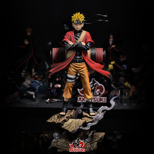 Black Estatuilla Naruto | Uzumaki Naruto | Akatsuki Studio | Heroes of Konoha | Tico Ofertas