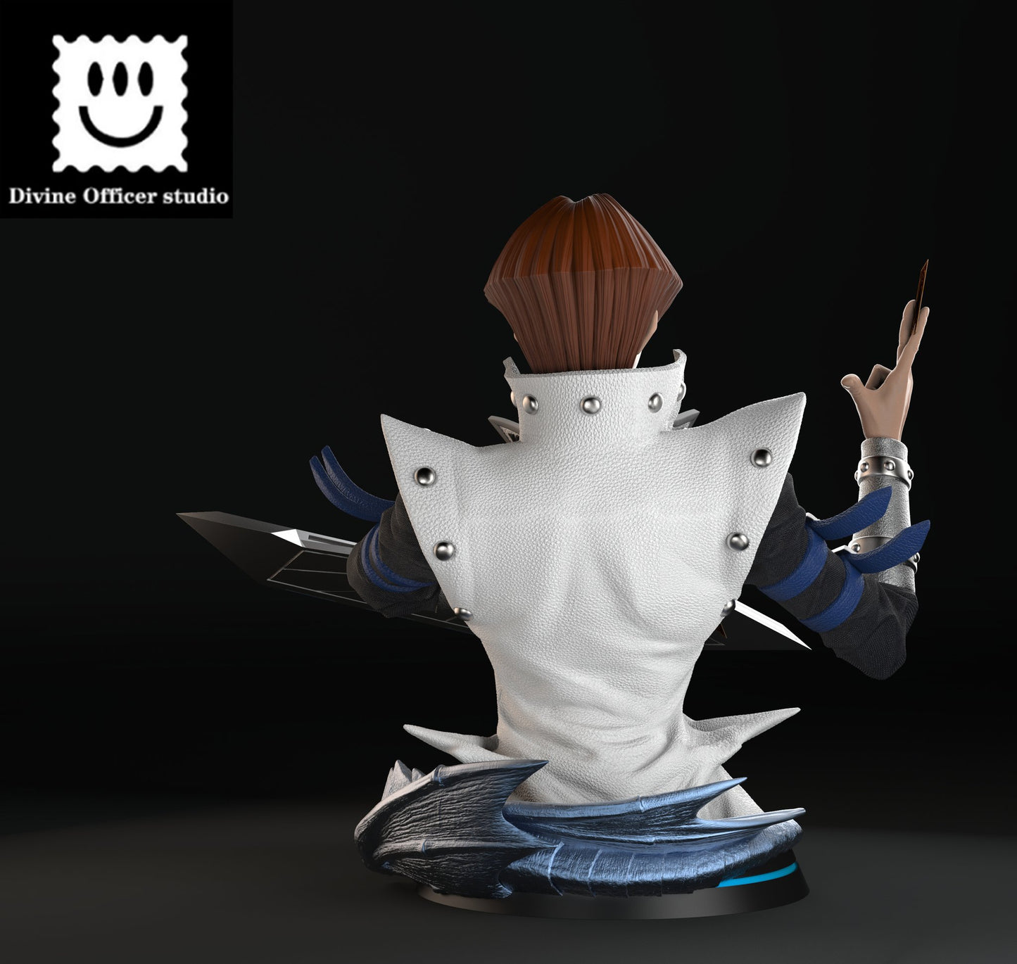 Black Estatuilla Yu-Gi-Oh | Seto Kaiba Bust Tienda Anime| Tico Ofertas