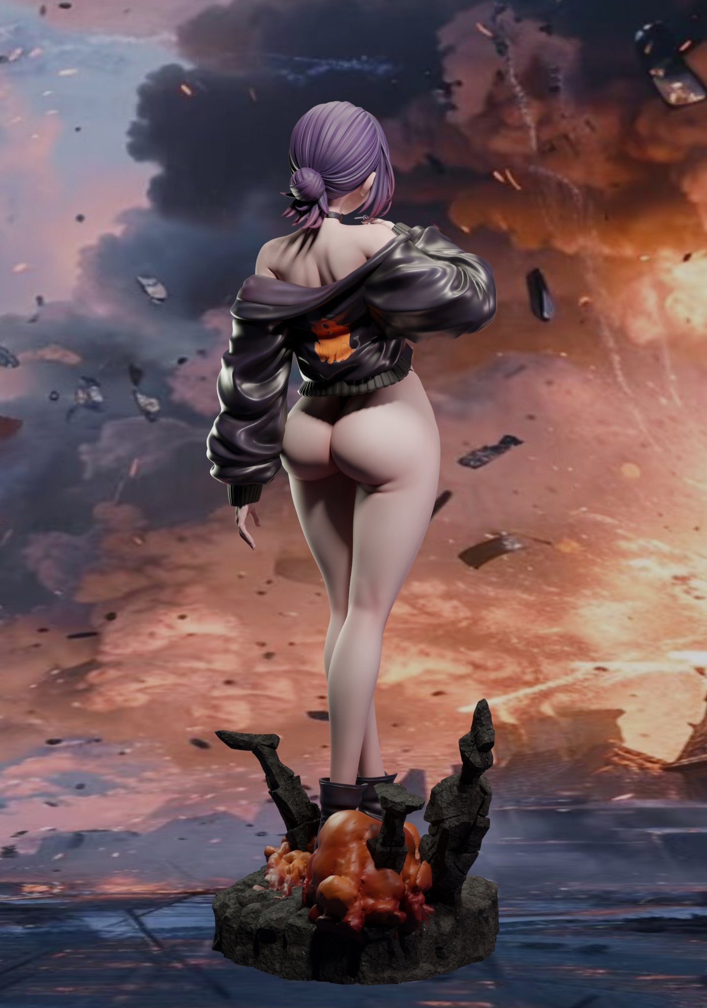 Dark Slate Gray Estatuilla Chainsaw Man | Reze | BGA Studio | Tienda Online Costa Rica | Tico Ofertas