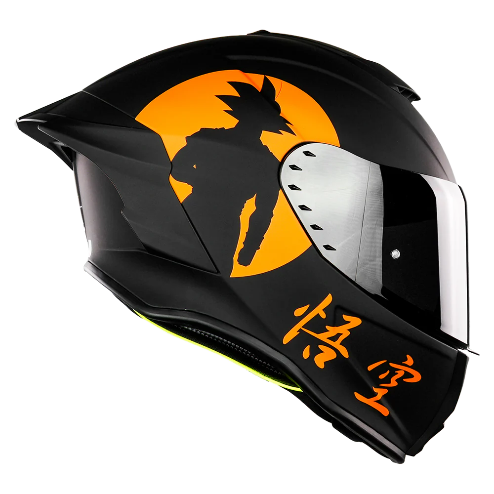 Sandy Brown Casco Buster Dragon Ball Z | Goku Edition | Protección + Estilo Saiyajin | Tico Ofertas