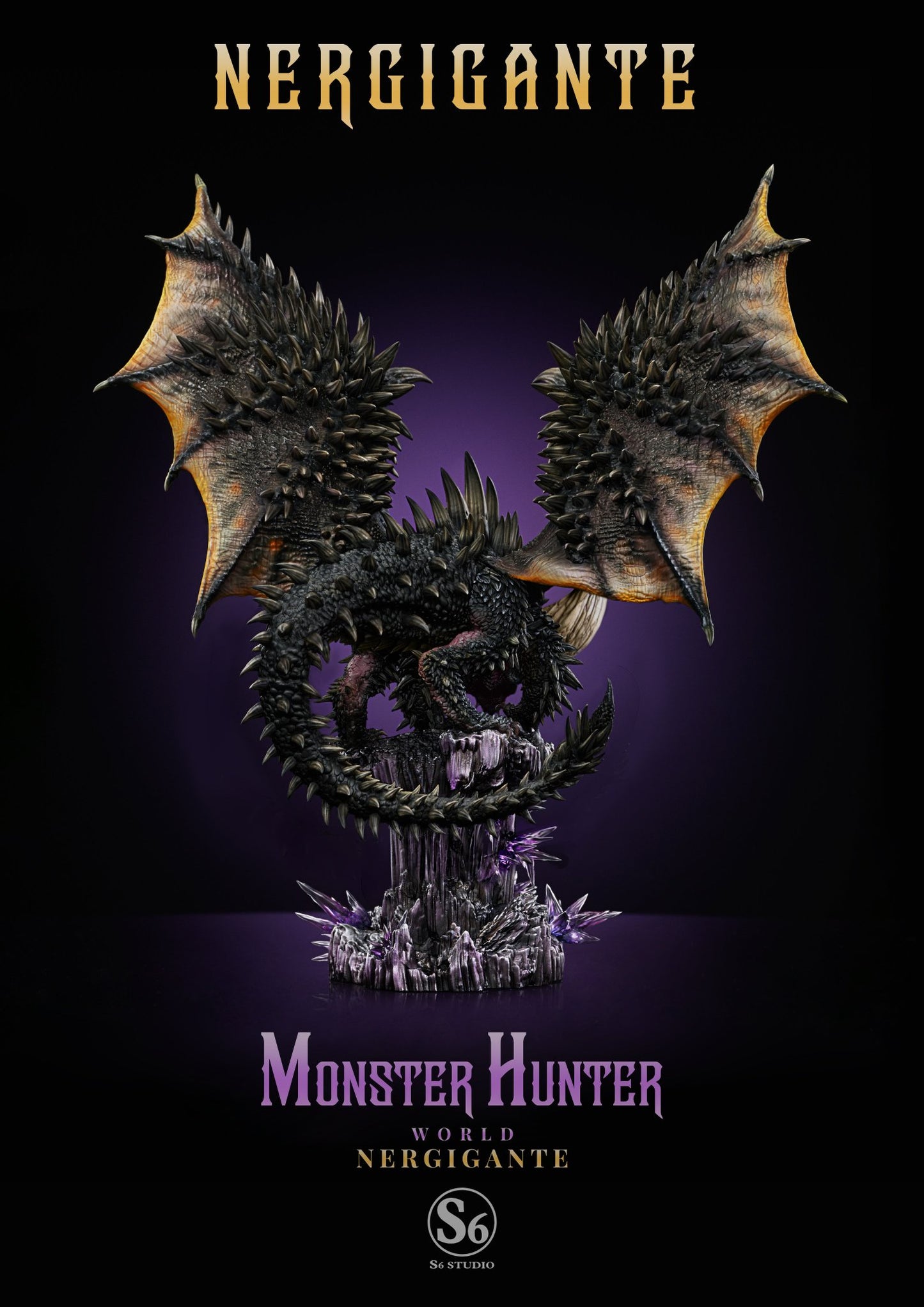Black Figura Monster Hunter | Nergigante | S6 Studio | Tienda Anime | Tico Ofertas
