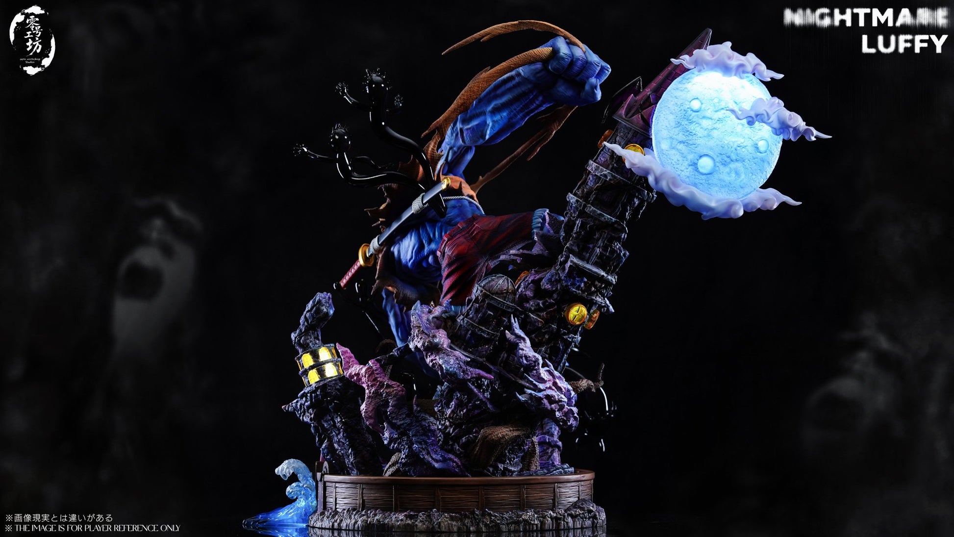 Black Figura One Piece | Monkey D. Luffy | Zero Workshop Studio × TMD Studio | Tienda Anime | Tico Ofertas