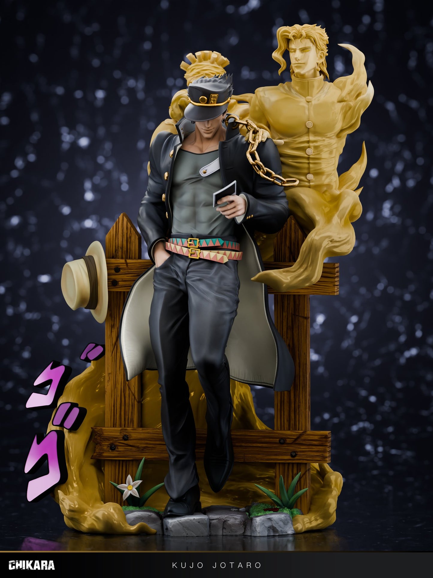 Black Figura  JoJo’s Bizarre Adventure | Kujo Jotaro (Memories Ver.) | CHIKARA Studio x bioxfa | Tienda Anime | Tico Ofertas