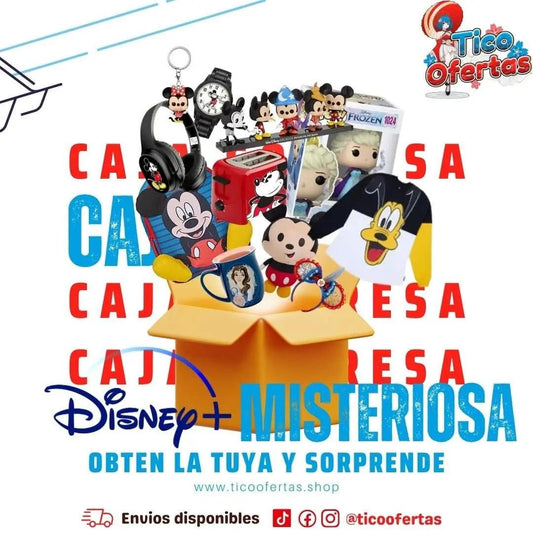 Dark Slate Gray Caja Sorpresa Regalo Disney