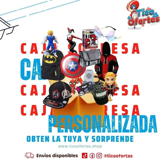 Light Gray Caja Sorpresa Regalo personalizada