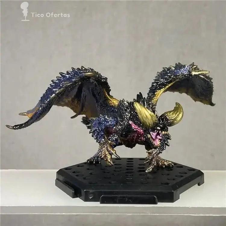 Dark Gray Caja de Monstruos Monster Hunter CFB - Huevo de Dragón de Hielo, Velociraptor, Lobo de Trueno Blanco, León Dorado y Explosión de Fuego | Coleccionable en Costa Rica