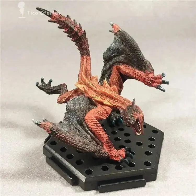 Light Gray Caja de Monstruos Monster Hunter CFB - Huevo de Dragón de Hielo, Velociraptor, Lobo de Trueno Blanco, León Dorado y Explosión de Fuego | Coleccionable en Costa Rica