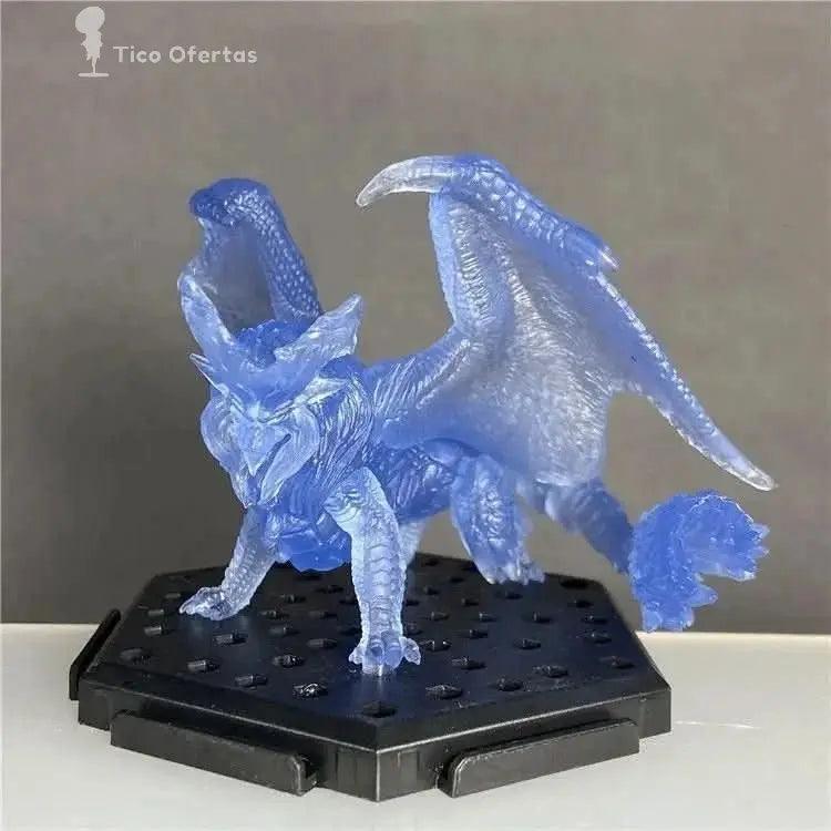 Slate Gray Caja de Monstruos Monster Hunter CFB - Huevo de Dragón de Hielo, Velociraptor, Lobo de Trueno Blanco, León Dorado y Explosión de Fuego | Coleccionable en Costa Rica