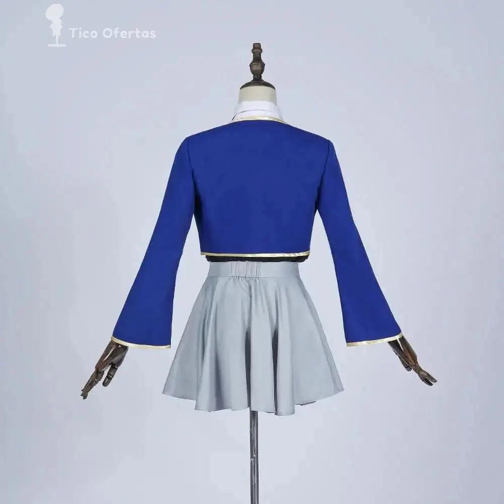 Light Gray Cosplay Anime OSHI NO KO - Arima Kana y Hoshino Rubii Custom Made Dress Uniform para Niñas | Tienda Anime Costa Rica - Tico Ofertas