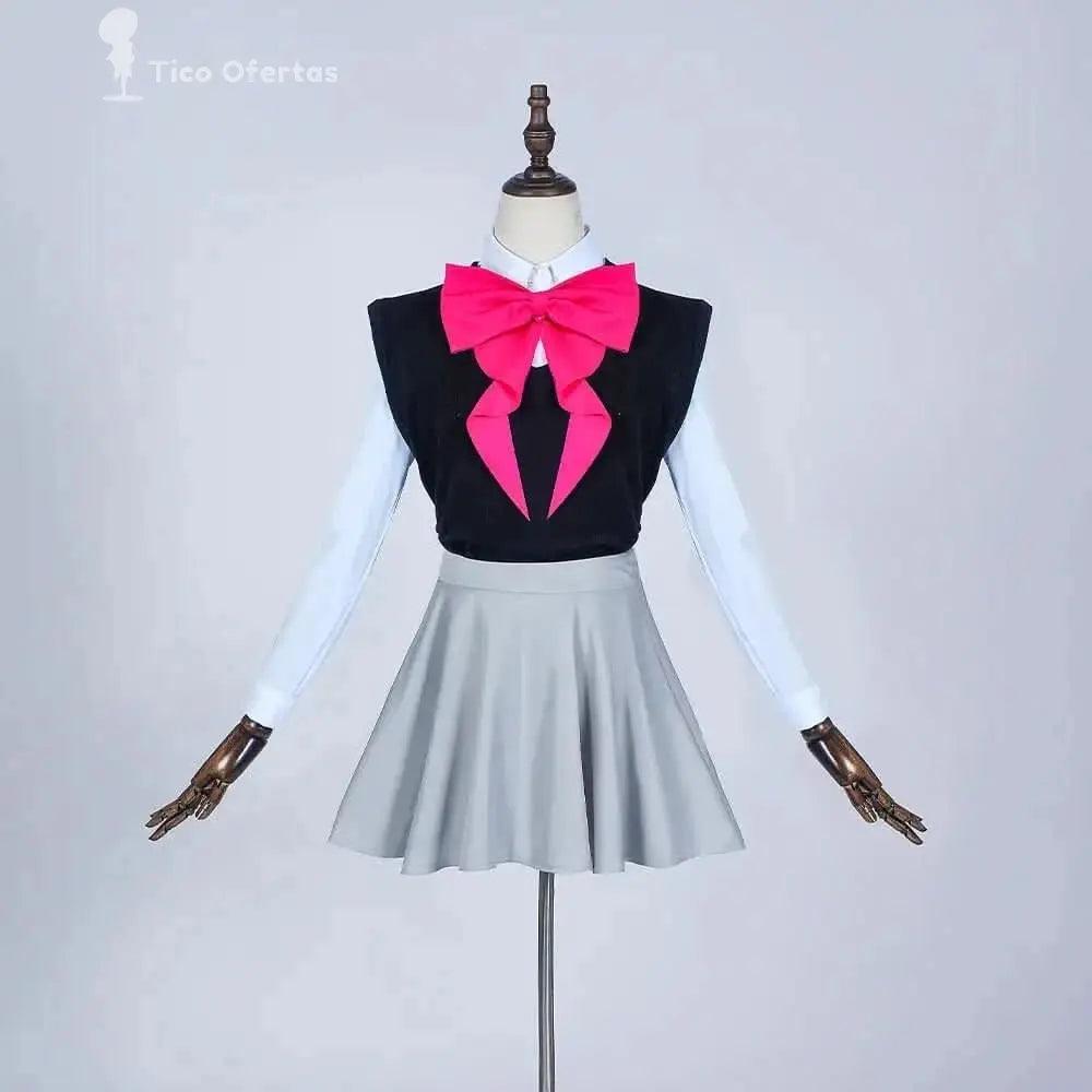 Light Gray Cosplay Anime OSHI NO KO - Arima Kana y Hoshino Rubii Custom Made Dress Uniform para Niñas | Tienda Anime Costa Rica - Tico Ofertas