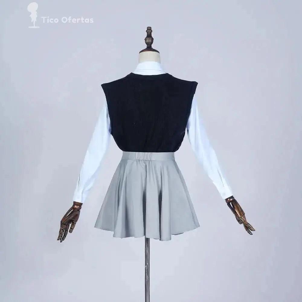 Light Gray Cosplay Anime OSHI NO KO - Arima Kana y Hoshino Rubii Custom Made Dress Uniform para Niñas | Tienda Anime Costa Rica - Tico Ofertas