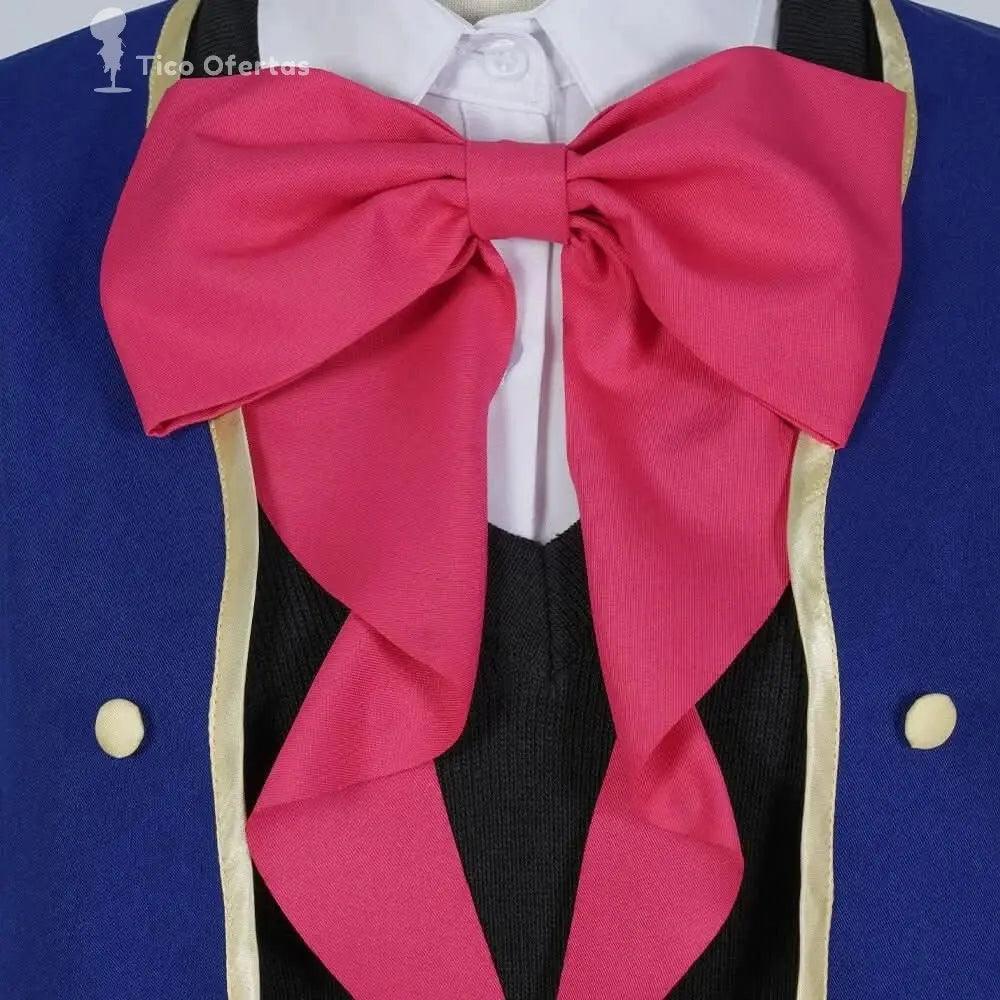Maroon Cosplay Anime OSHI NO KO - Arima Kana y Hoshino Rubii Custom Made Dress Uniform para Niñas | Tienda Anime Costa Rica - Tico Ofertas