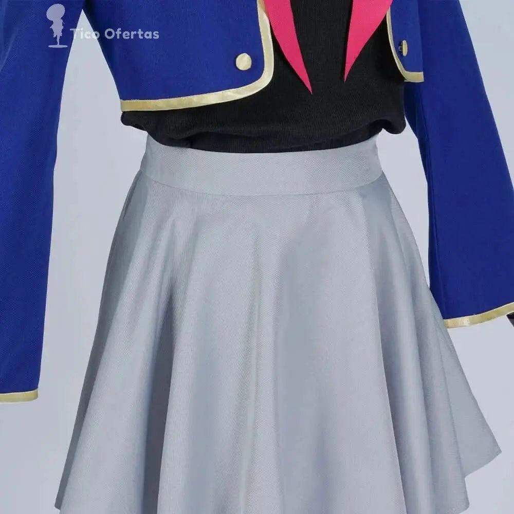 Dark Gray Cosplay Anime OSHI NO KO - Arima Kana y Hoshino Rubii Custom Made Dress Uniform para Niñas | Tienda Anime Costa Rica - Tico Ofertas