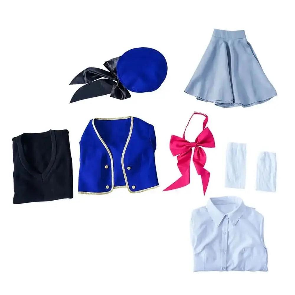 Midnight Blue Cosplay Anime OSHI NO KO - Arima Kana y Hoshino Rubii Custom Made Dress Uniform para Niñas | Tienda Anime Costa Rica - Tico Ofertas