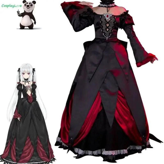 Black CosplayLove Bishoujo Mangekyou - Kagarino Kirie Costume Dress para Navidad y Halloween | Tienda Anime Costa Rica - Tico Ofertas