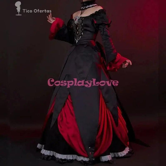 Black CosplayLove Bishoujo Mangekyou - Kagarino Kirie Costume Dress para Navidad y Halloween | Tienda Anime Costa Rica - Tico Ofertas