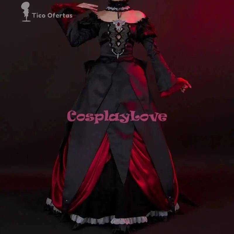Black CosplayLove Bishoujo Mangekyou - Kagarino Kirie Costume Dress para Navidad y Halloween | Tienda Anime Costa Rica - Tico Ofertas