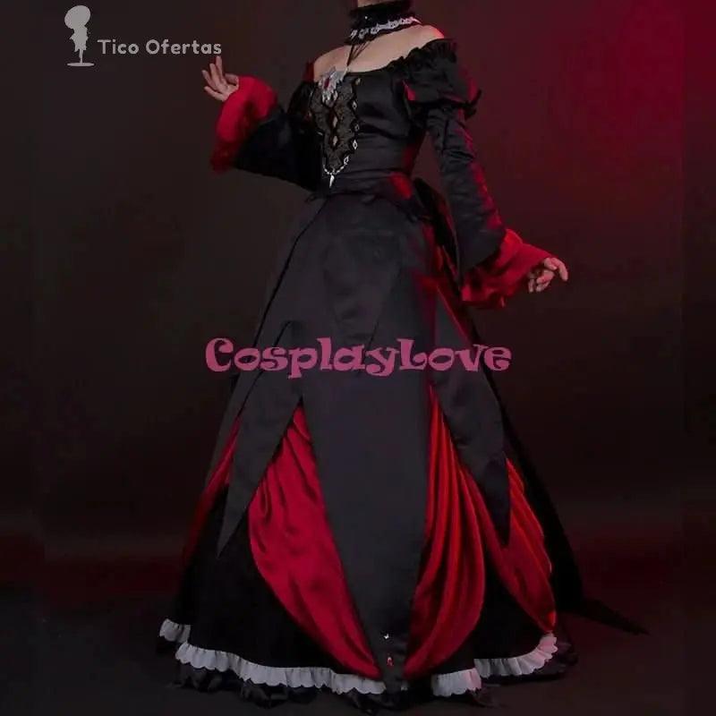 Black CosplayLove Bishoujo Mangekyou - Kagarino Kirie Costume Dress para Navidad y Halloween | Tienda Anime Costa Rica - Tico Ofertas