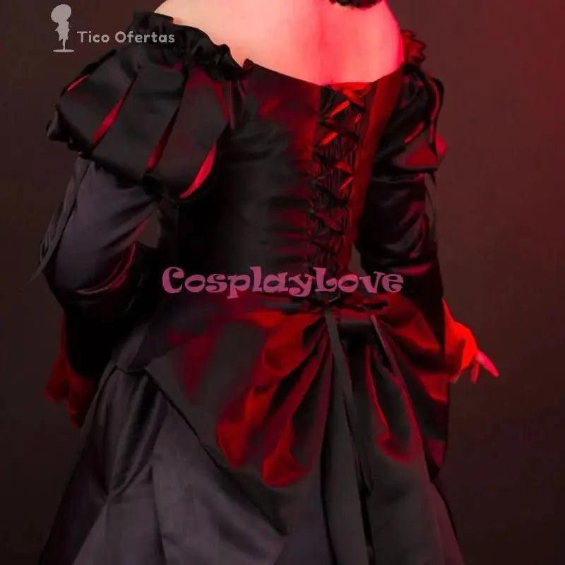 Black CosplayLove Bishoujo Mangekyou - Kagarino Kirie Costume Dress para Navidad y Halloween | Tienda Anime Costa Rica - Tico Ofertas