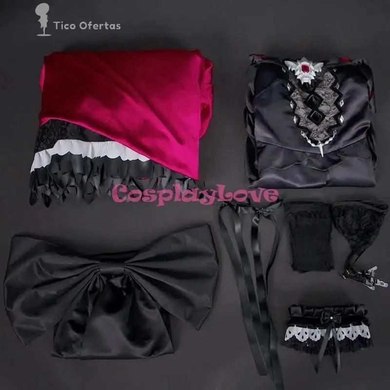 Dark Slate Gray CosplayLove Bishoujo Mangekyou - Kagarino Kirie Costume Dress para Navidad y Halloween | Tienda Anime Costa Rica - Tico Ofertas