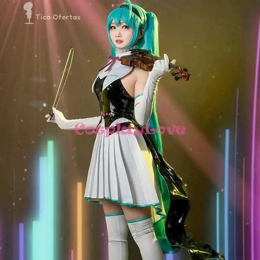 Dark Olive Green CosplayLove Symphony Miku - Disfraz de Vestido Adorable para Navidad y Halloween | Tienda Anime Costa Rica - Tico Ofertas