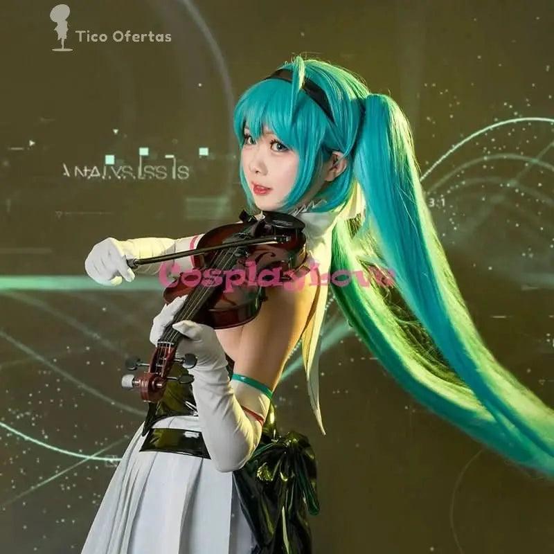 Dark Olive Green CosplayLove Symphony Miku - Disfraz de Vestido Adorable para Navidad y Halloween | Tienda Anime Costa Rica - Tico Ofertas