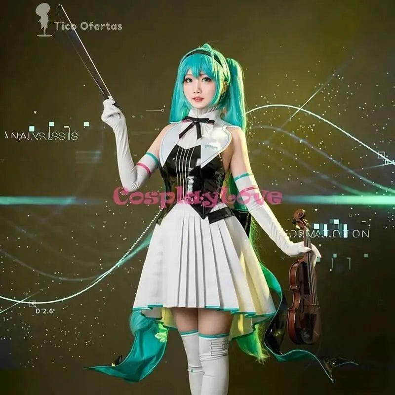 Dark Slate Gray CosplayLove Symphony Miku - Disfraz de Vestido Adorable para Navidad y Halloween | Tienda Anime Costa Rica - Tico Ofertas