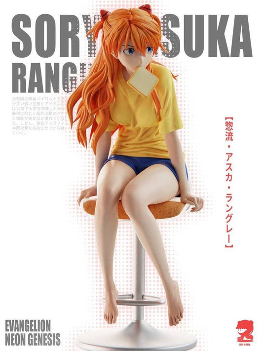 Light Gray Estatuilla Neon Genesis Evangelion | Soryu Asuka Langley | tienda anime | Tico Ofertas