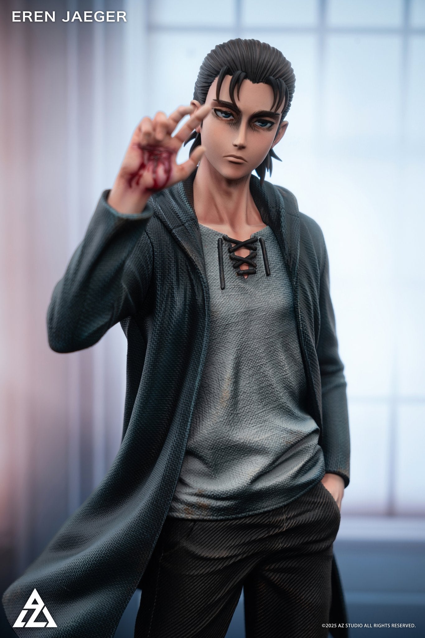 Dark Slate Gray Attack On Titan | Eren Jaeger | AZ Studio | tienda anime | Tico Ofertas