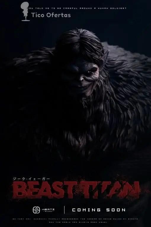 Black Descubre la Imponente Figura de Zeke Jaeger - Beast Titan de Hertz Studio | Figuras Anime Costa Rica, Inspirada en Attack on Titan