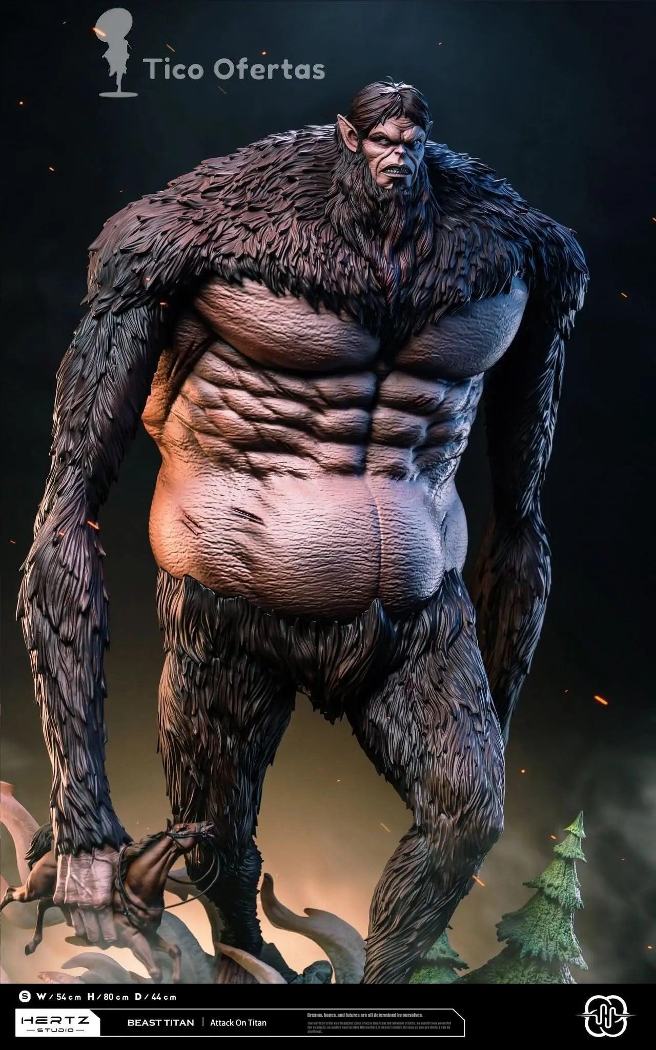 Black Descubre la Imponente Figura de Zeke Jaeger - Beast Titan de Hertz Studio | Figuras Anime Costa Rica, Inspirada en Attack on Titan