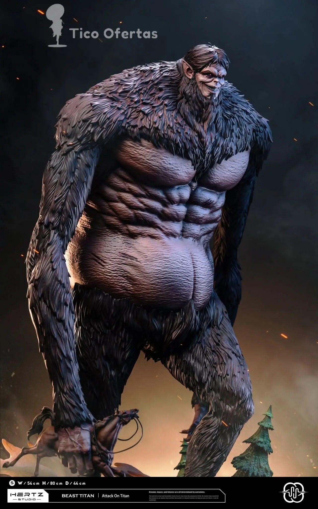 Black Descubre la Imponente Figura de Zeke Jaeger - Beast Titan de Hertz Studio | Figuras Anime Costa Rica, Inspirada en Attack on Titan