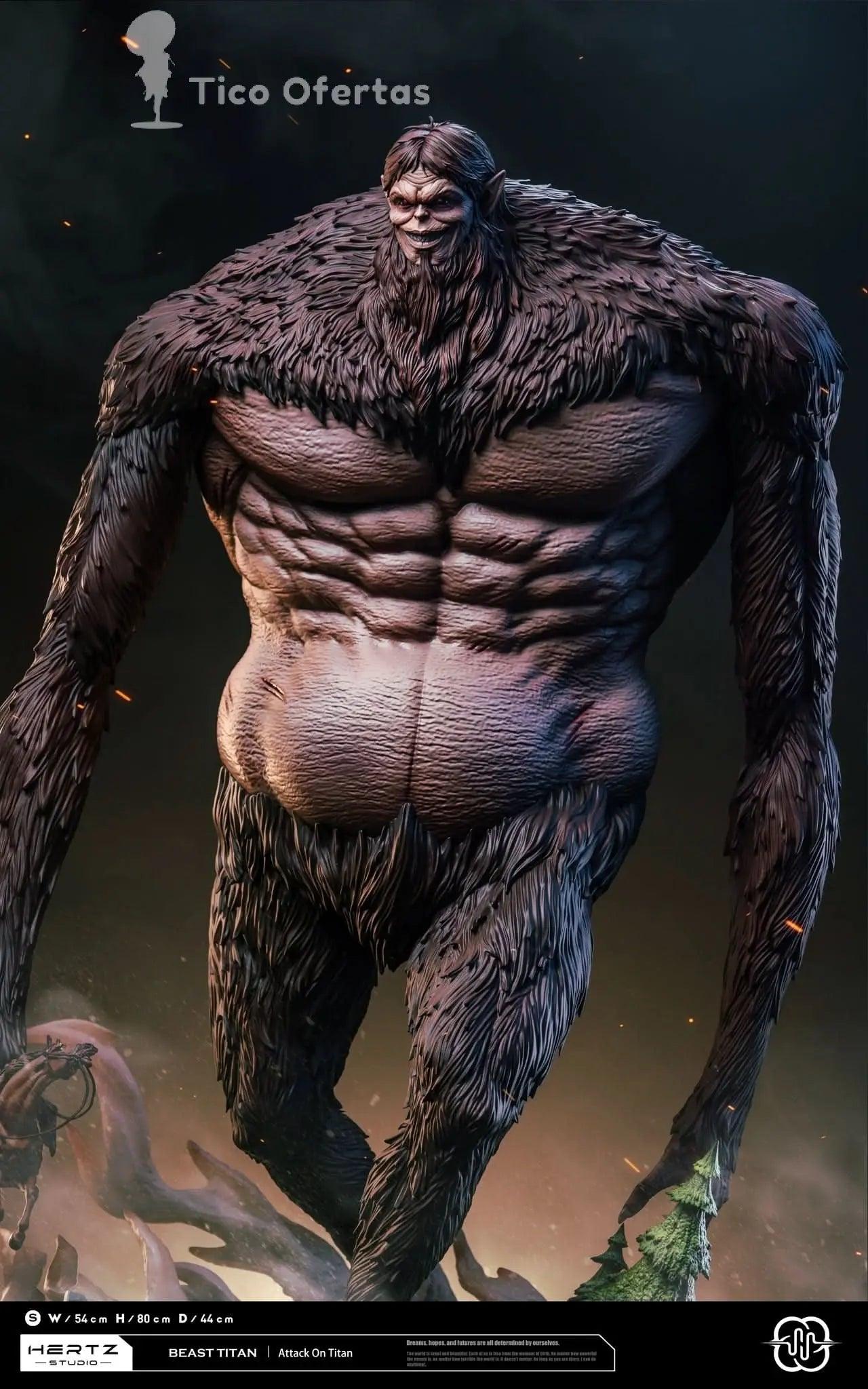 Black Descubre la Imponente Figura de Zeke Jaeger - Beast Titan de Hertz Studio | Figuras Anime Costa Rica, Inspirada en Attack on Titan