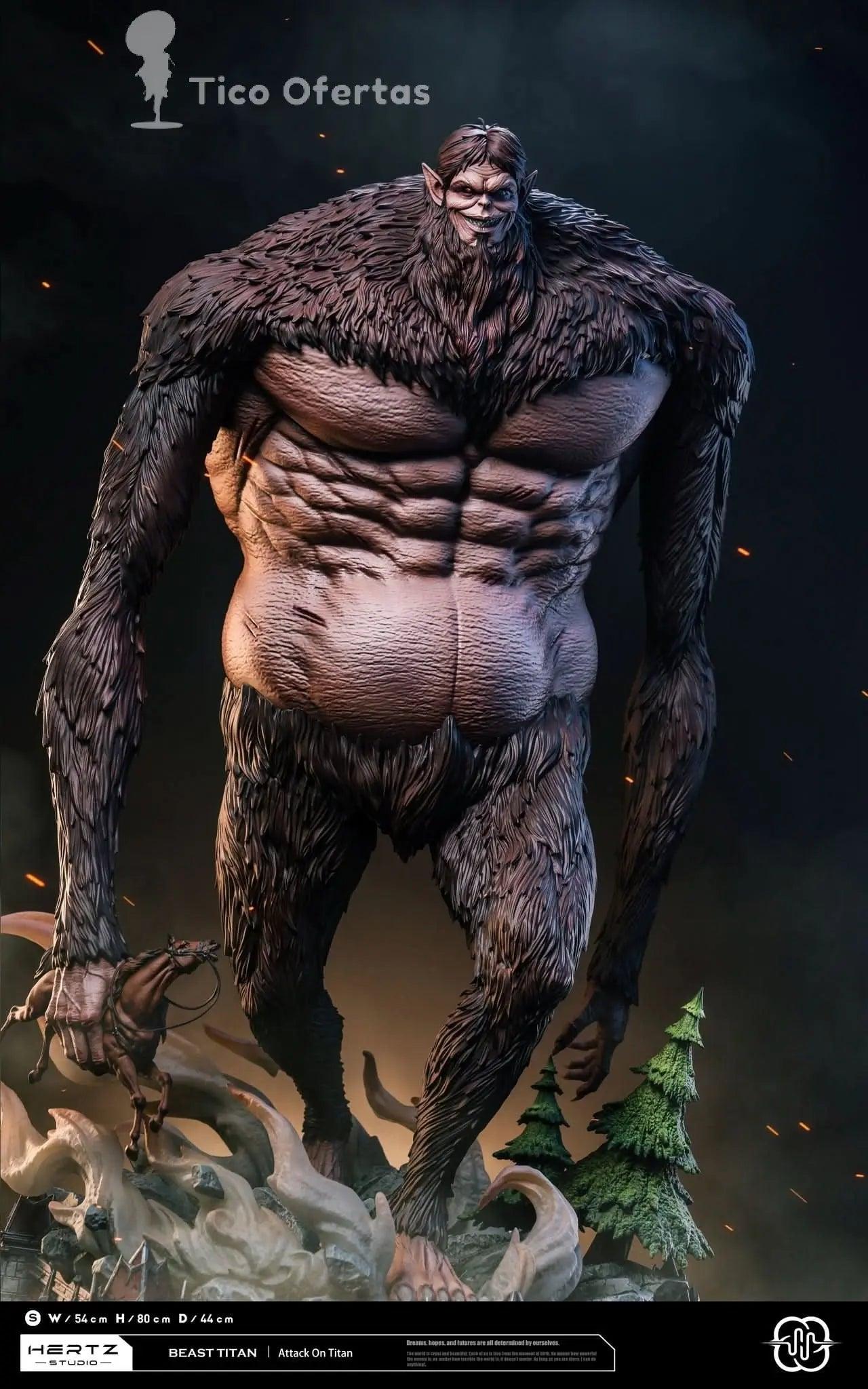 Black Descubre la Imponente Figura de Zeke Jaeger - Beast Titan de Hertz Studio | Figuras Anime Costa Rica, Inspirada en Attack on Titan