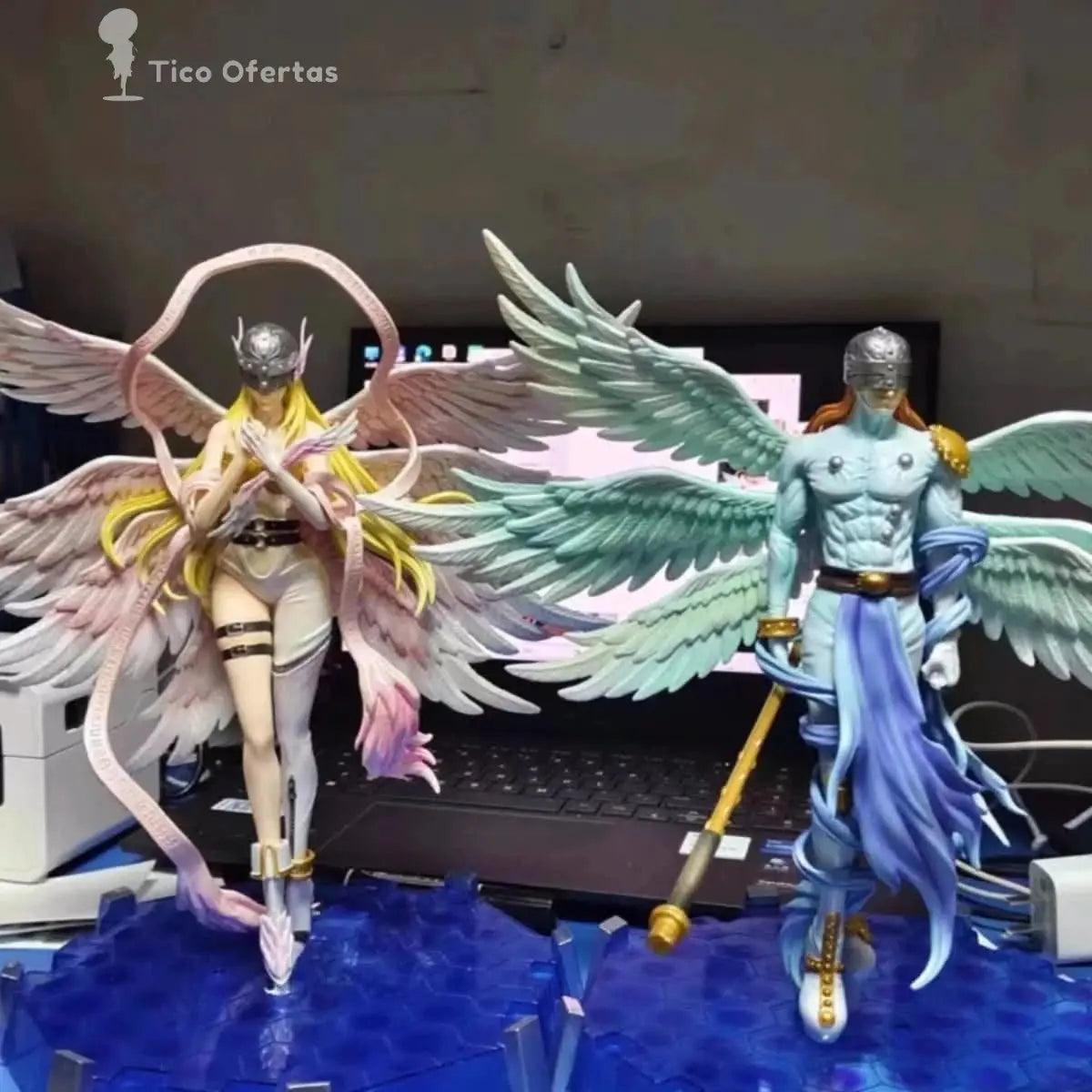 Dark Slate Gray Digimon GK Angewomon - Templo de la Luna | Figura Celestial | Tico Ofertas Costa Rica