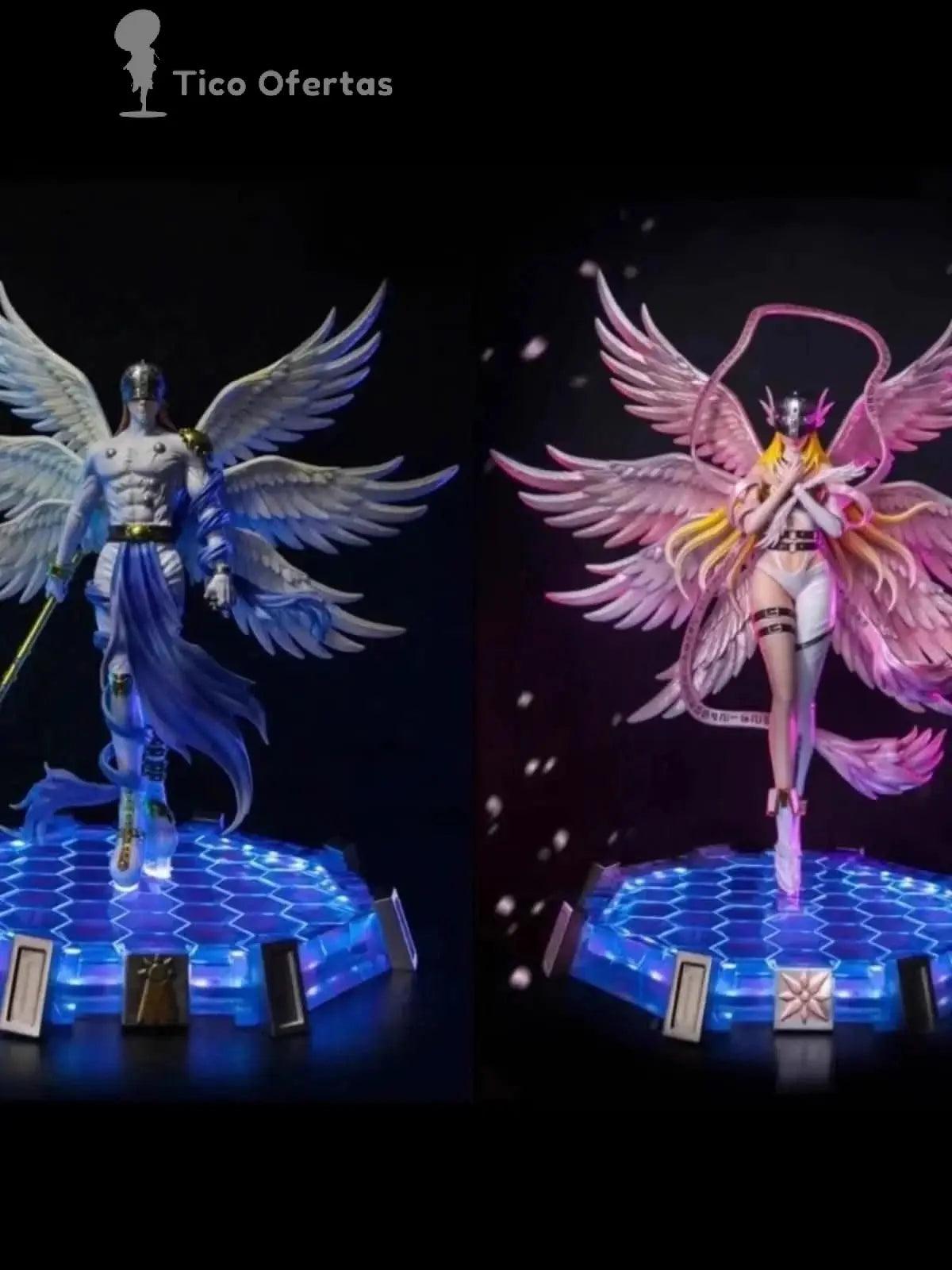 Rosy Brown Digimon GK Angewomon - Templo de la Luna | Figura Celestial | Tico Ofertas Costa Rica