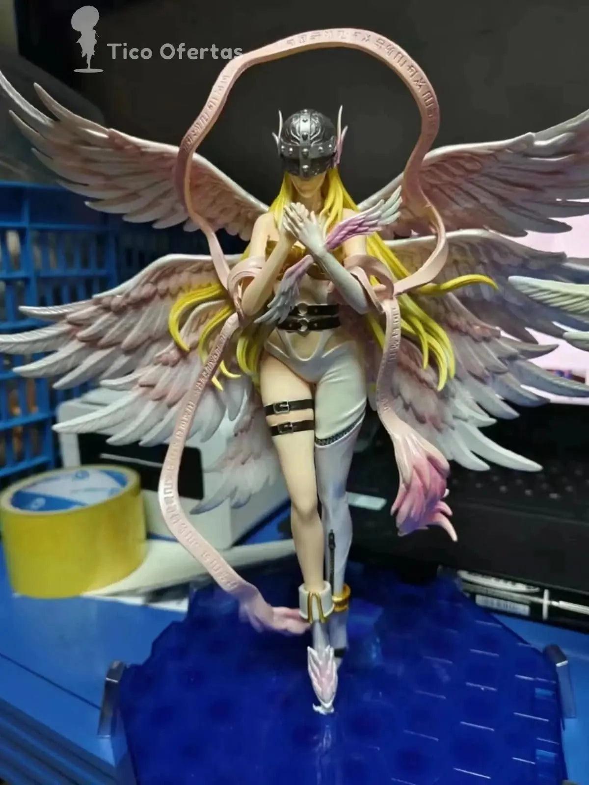 Dark Slate Gray Digimon GK Angewomon - Templo de la Luna | Figura Celestial | Tico Ofertas Costa Rica