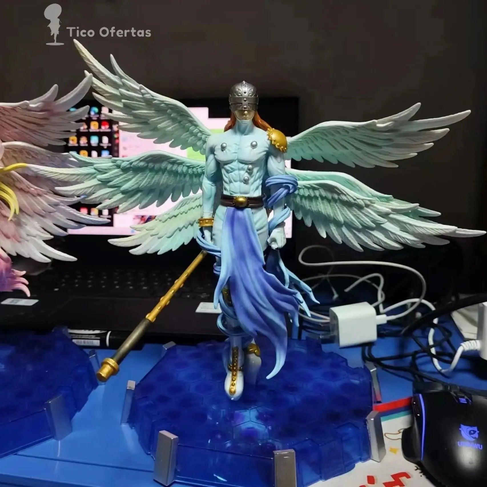 Dark Slate Gray Digimon GK Angewomon - Templo de la Luna | Figura Celestial | Tico Ofertas Costa Rica