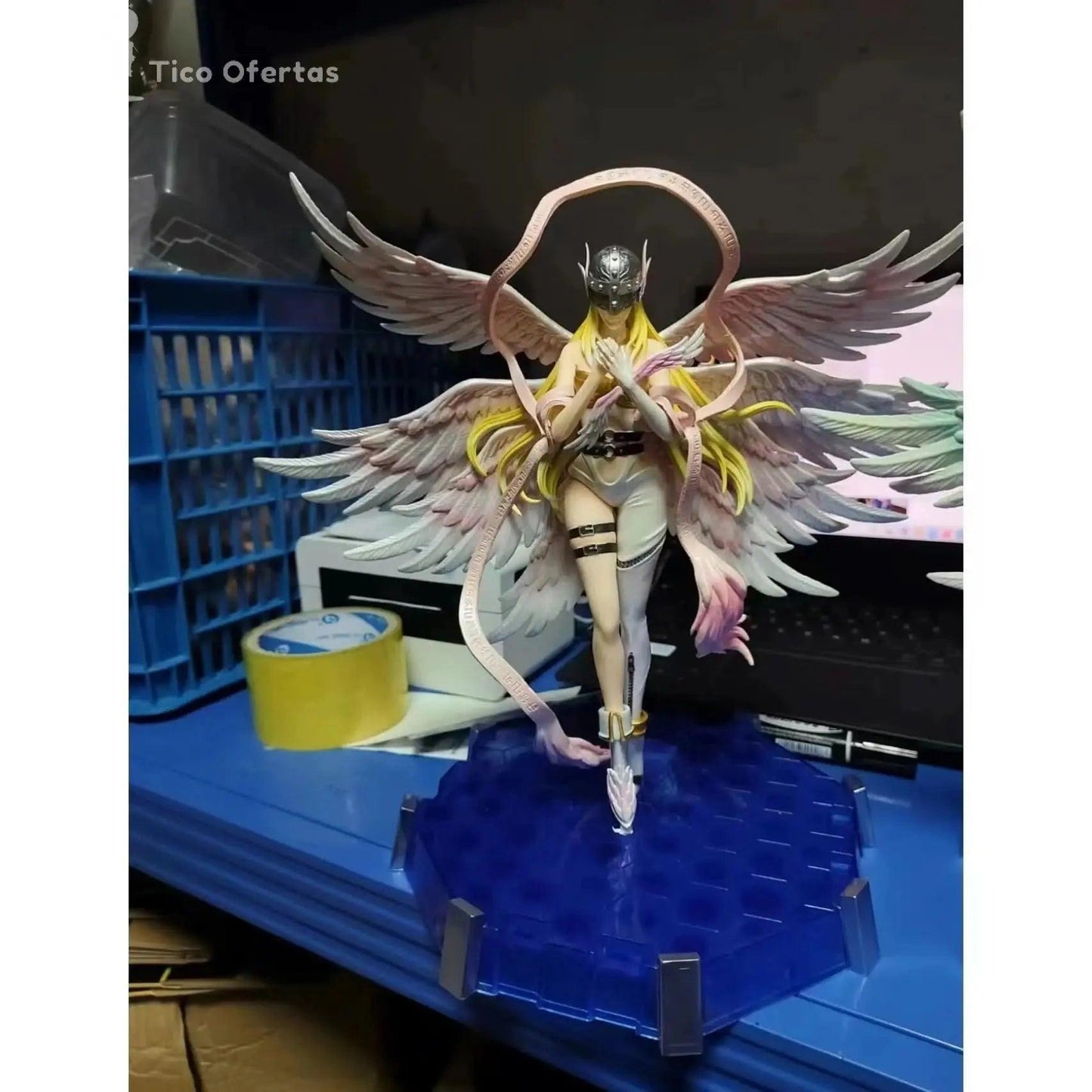 Dark Slate Gray Digimon GK Angewomon - Templo de la Luna | Figura Celestial | Tico Ofertas Costa Rica