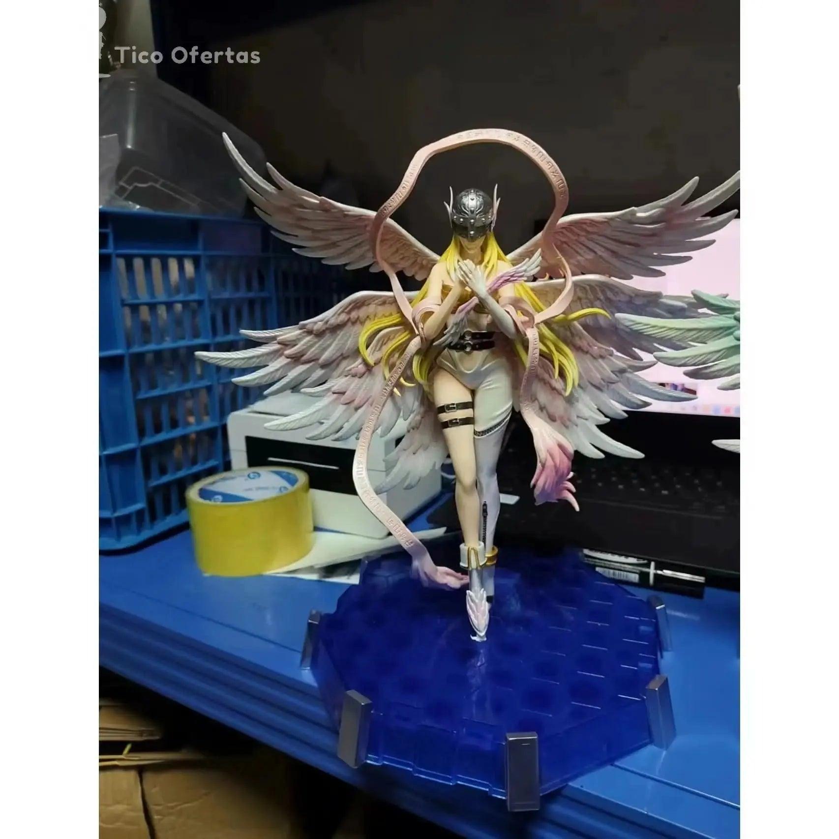 Dark Slate Gray Digimon GK Angewomon - Templo de la Luna | Figura Celestial | Tico Ofertas Costa Rica