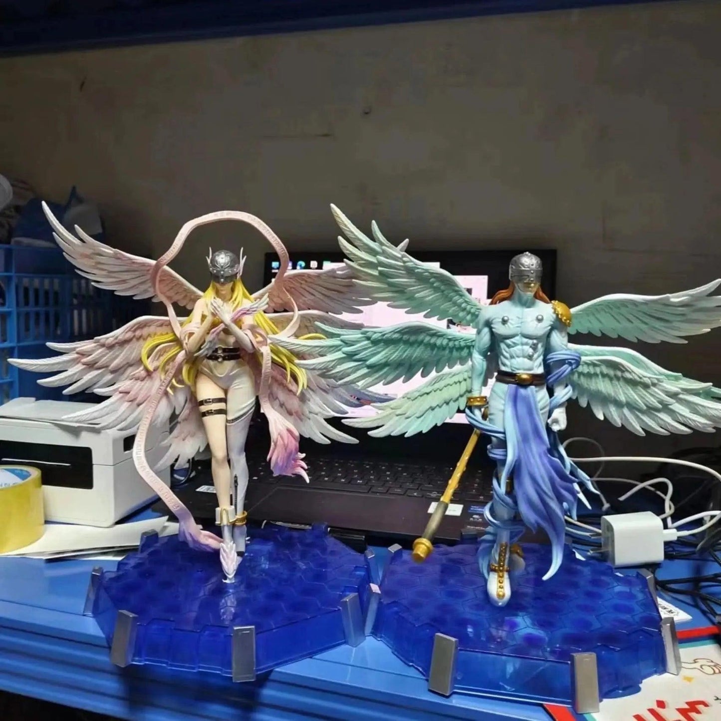 Dark Slate Gray Digimon GK Angewomon - Templo de la Luna | Figura Celestial | Tico Ofertas Costa Rica